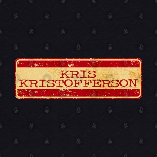 Retro Text - KRIS KRISTOFFERSON by Jurou